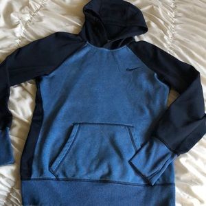 Blue women’s therma fit hoodie